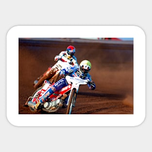 Great Britain Speedway Motorcycle Action Sticker